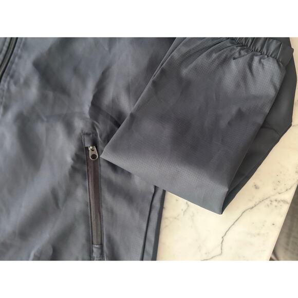 MongoDB boardroom black zip up jacket windbreaker women’s mens small hooded - Picture 6 of 11